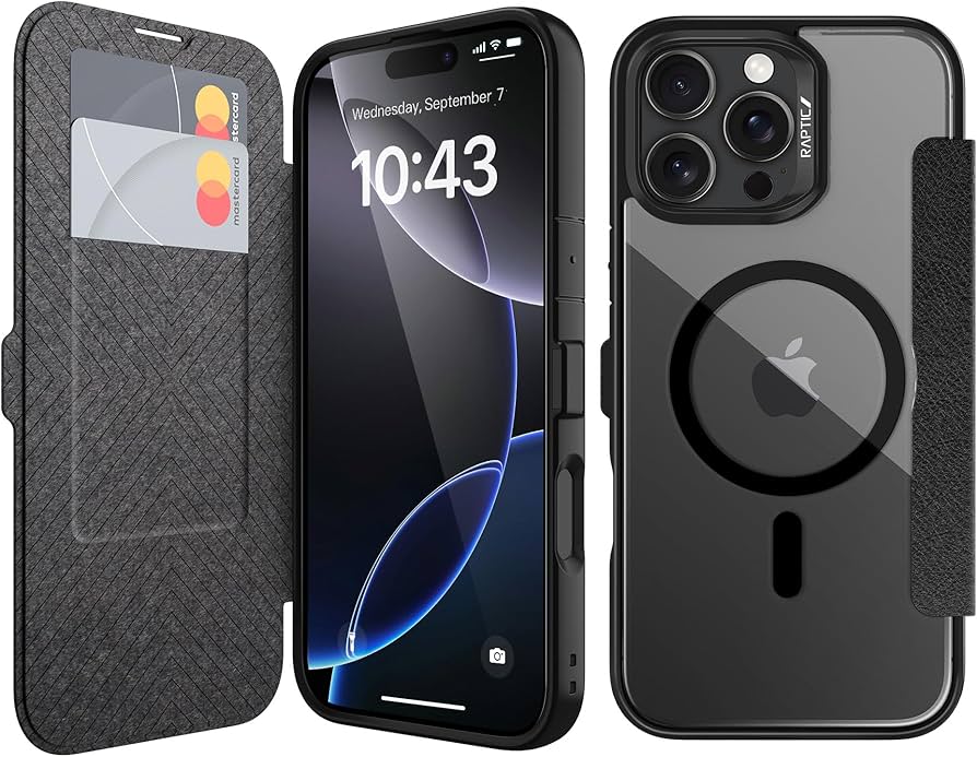 Amazon.com: RAPTIC Urban Folio Wallet Case for iPhone 16 Pro